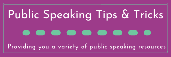 Public Speaking Tips and Tricks Logo